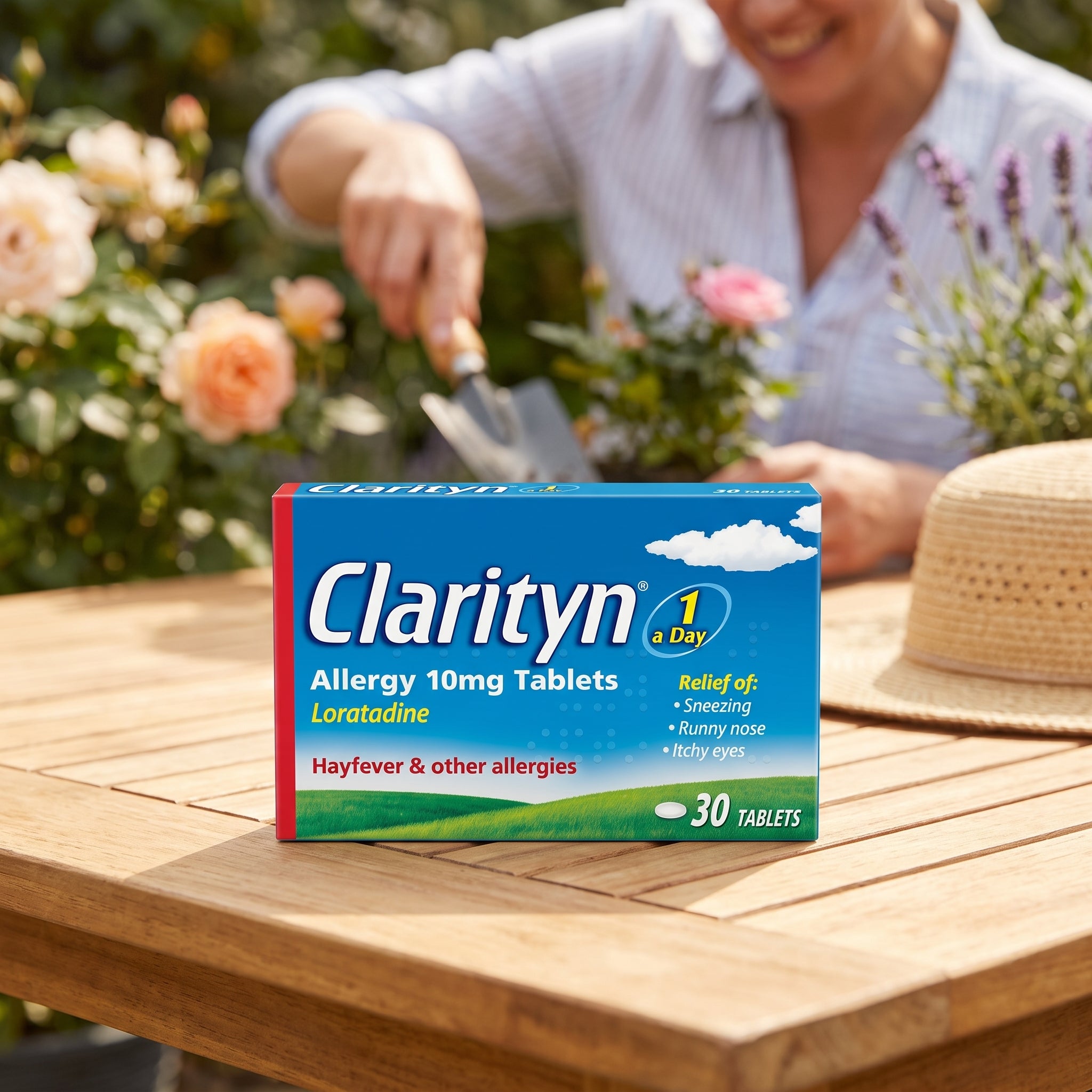 Clarityn 1 a day Allergy 10mg tablets Loratadine Hayfever & Other Allergies 30 Tablets