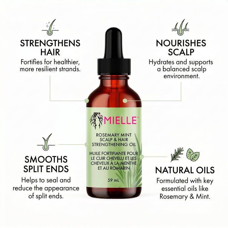Mielle Rosemary Mint Scalp & Hair Strengthening Oil 59ml