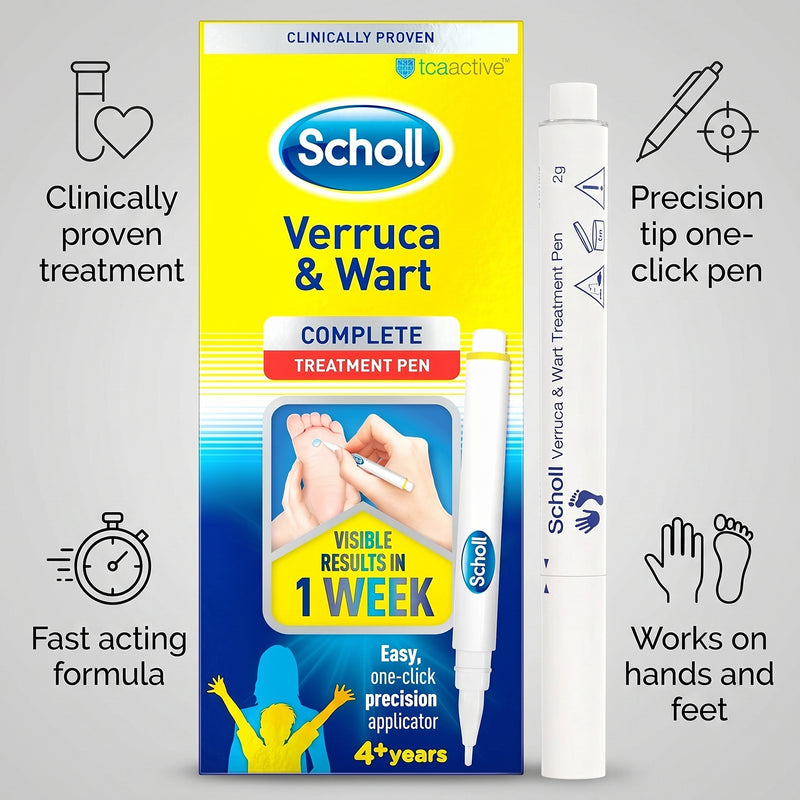 Scholl Verruca and Wart Complete Treatment Pen 2g