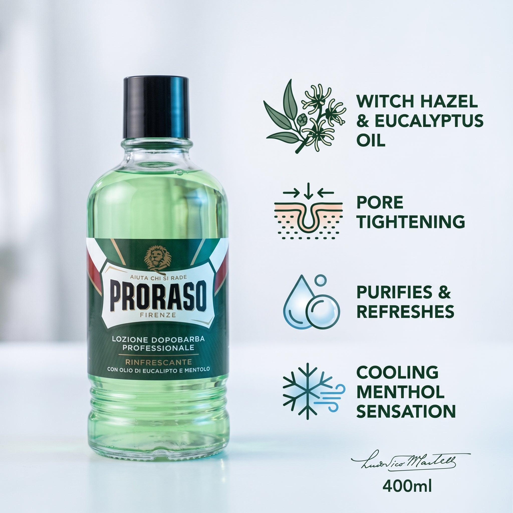 Proraso Refreshing After Shave Lotion - 400ml