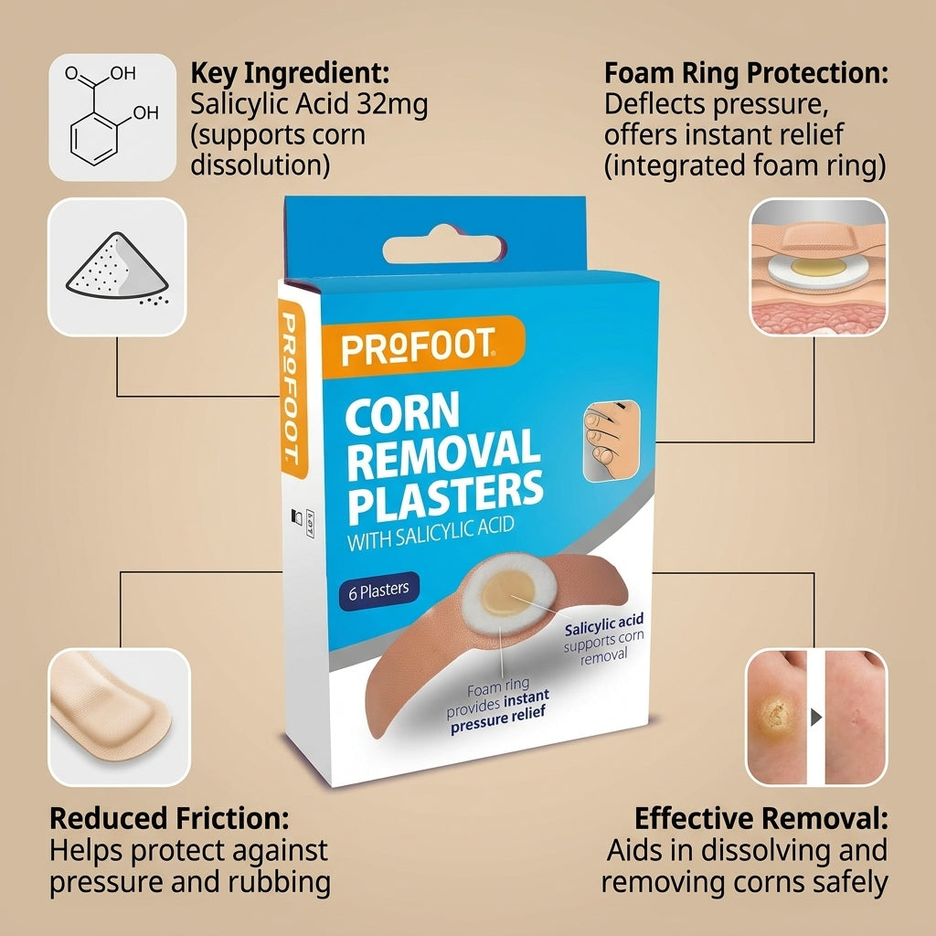 PROFOOT Corn Removal Plasters 6 Plasters