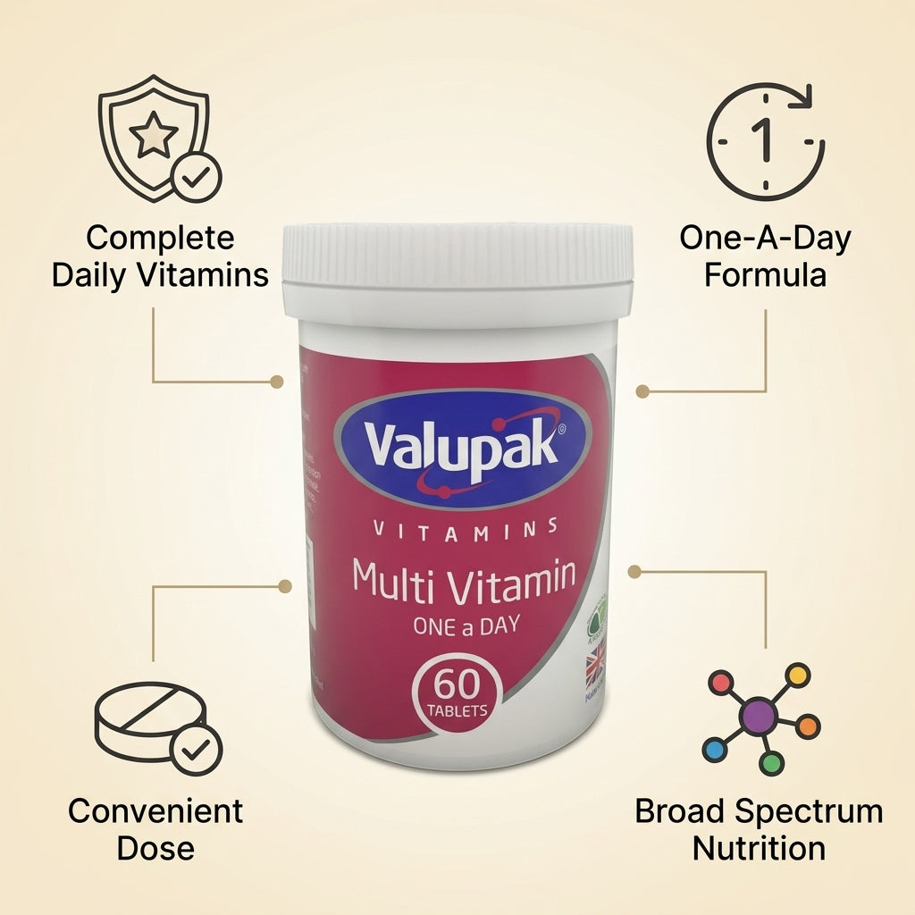 Valupak Multi Vitamins one a day 60tabs