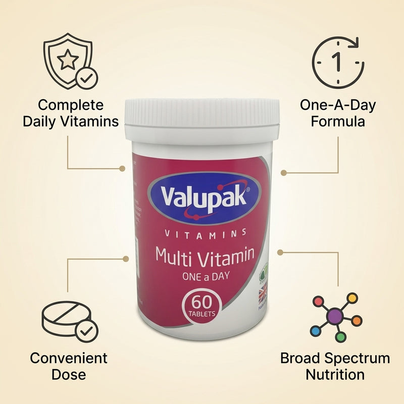 Valupak Multi Vitamins one a day 60tabs