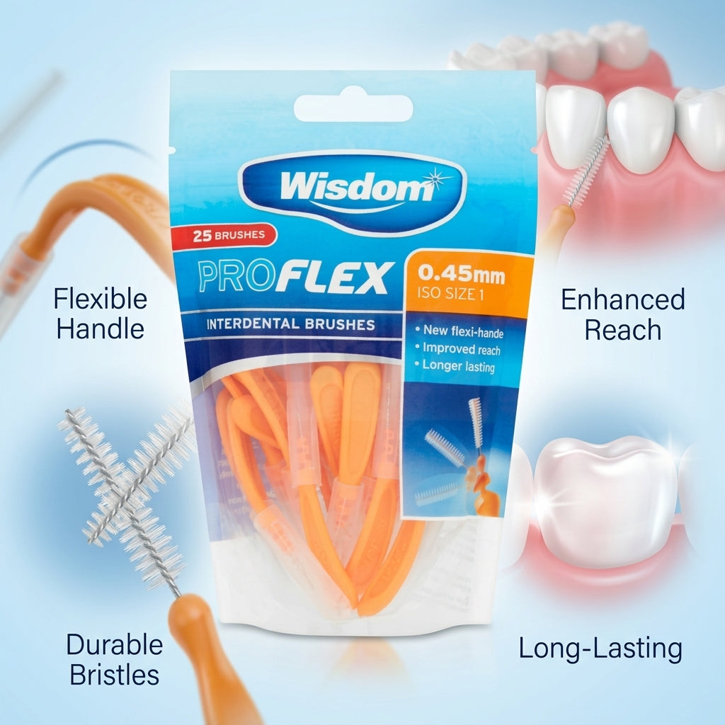 Wisdom Proflex Interdental Brushes 25 pack