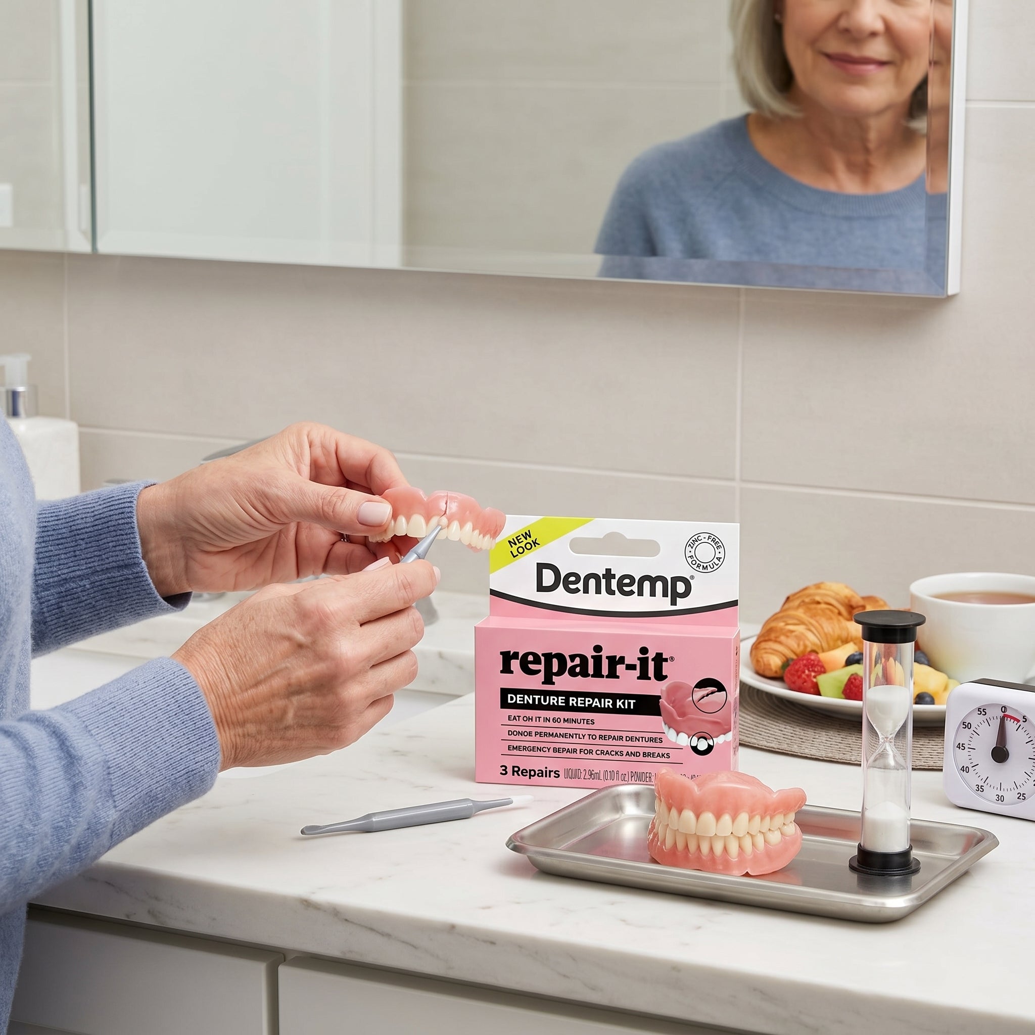 Dentemp Repair-it Denture Repair Kit 3repairs