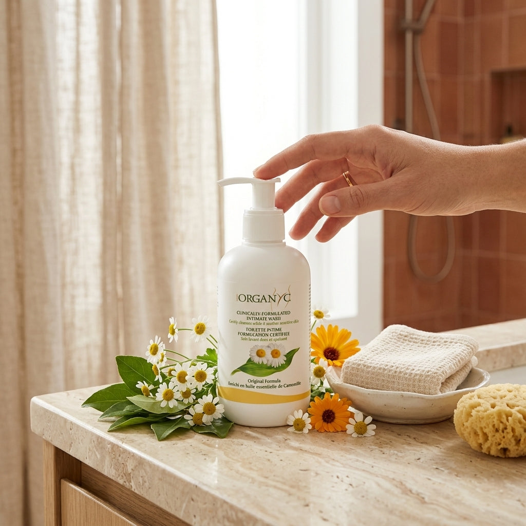 Organyc Feminine Intimate Wash With Chamomile, 250ml
