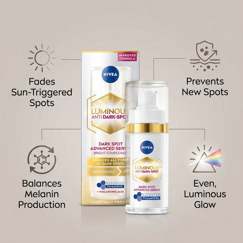 Nivea Luminous Anti-Dark Spot 630 Advanced Serum Bright Complexion 30ml