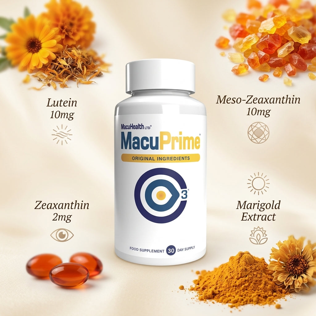 MacuPrime 30 Days Supply Food Supplement Original Ingredients