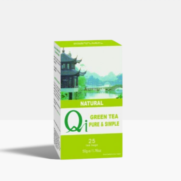 Herbal/H QI Green Tea PurE & Simple [25 Bags] Herbal Health