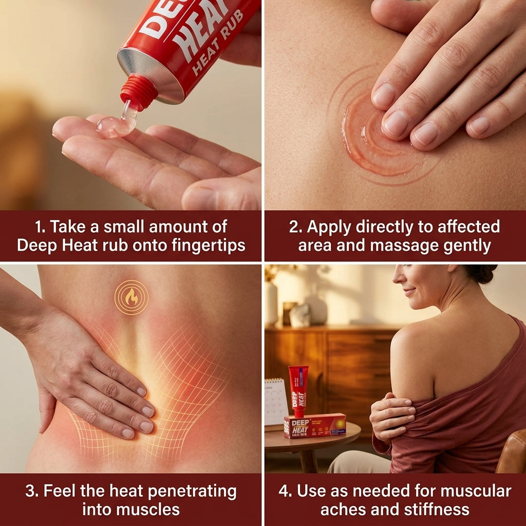 Deep Heat Heat Rub 100g