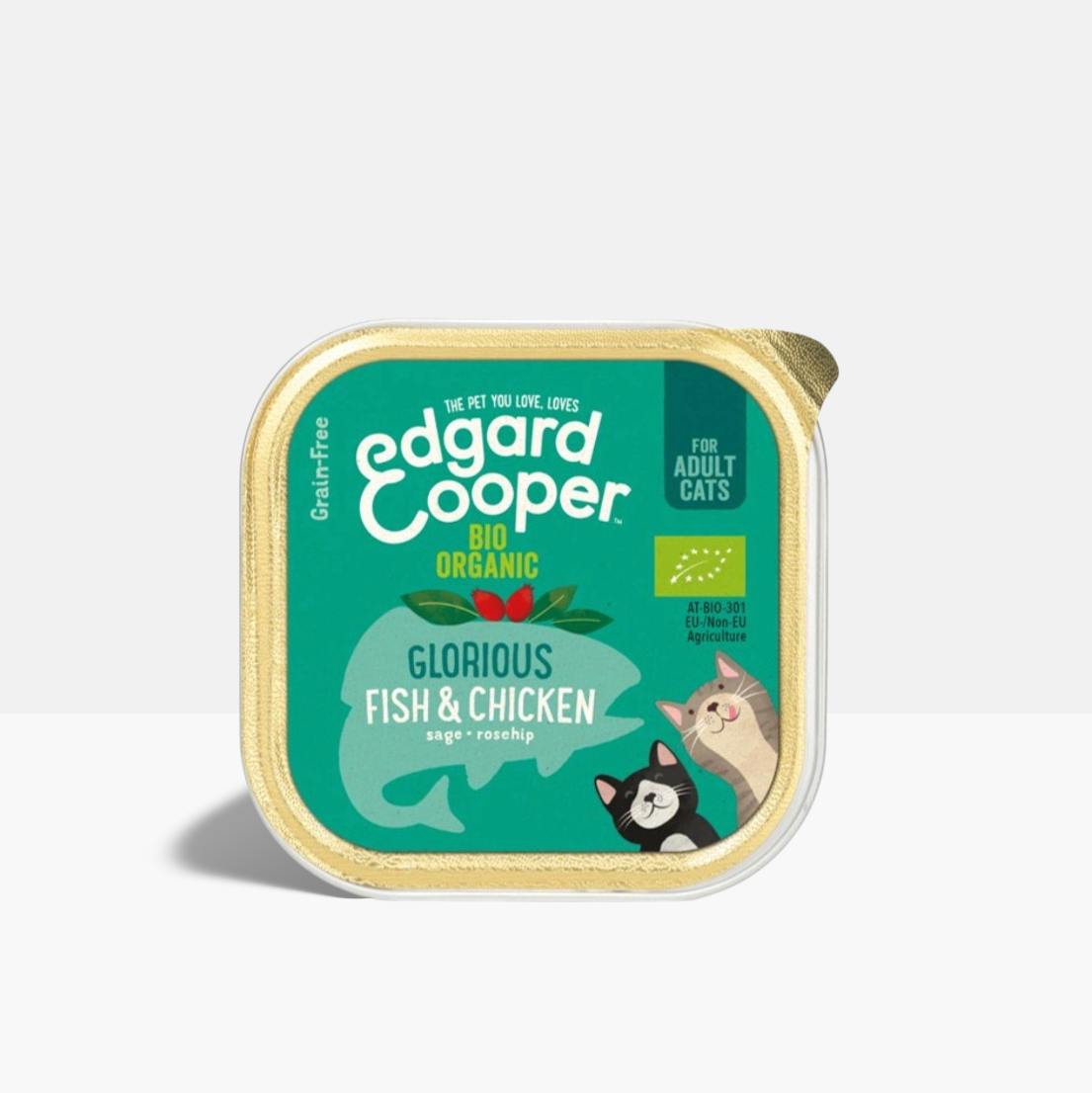 Edgard & Cooper Cat Cup - Organic Fish Chicken 85g