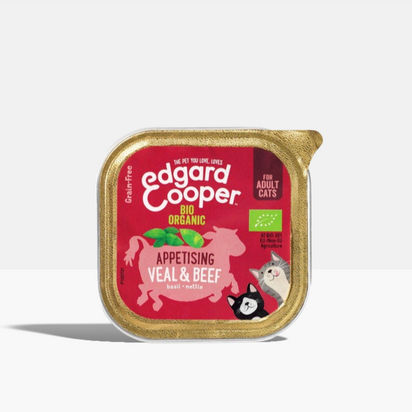 Edgard & Cooper Cat Cup - Organic Veal Beef 85g