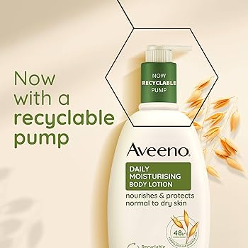 Aveeno Daily Moisturising Body Lotion, Fragrance Free, 500ml