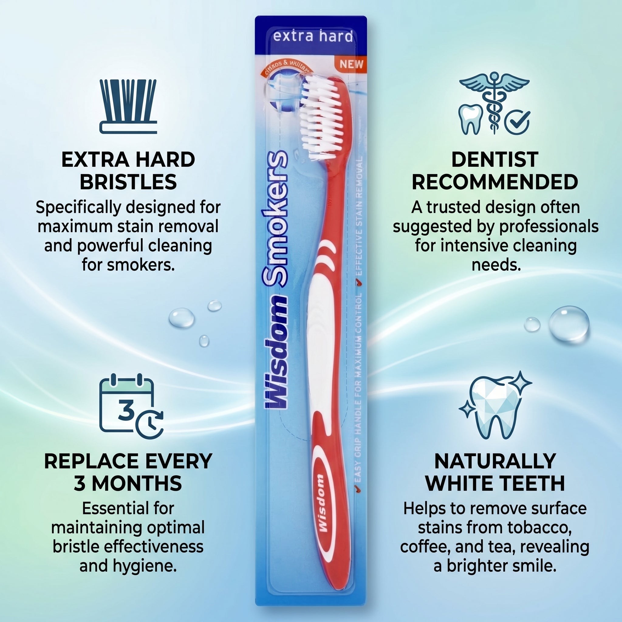 Wisdom Extra Hard Toothbrush