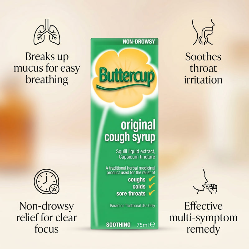 Buttercup Original Cough Syrup 75ml