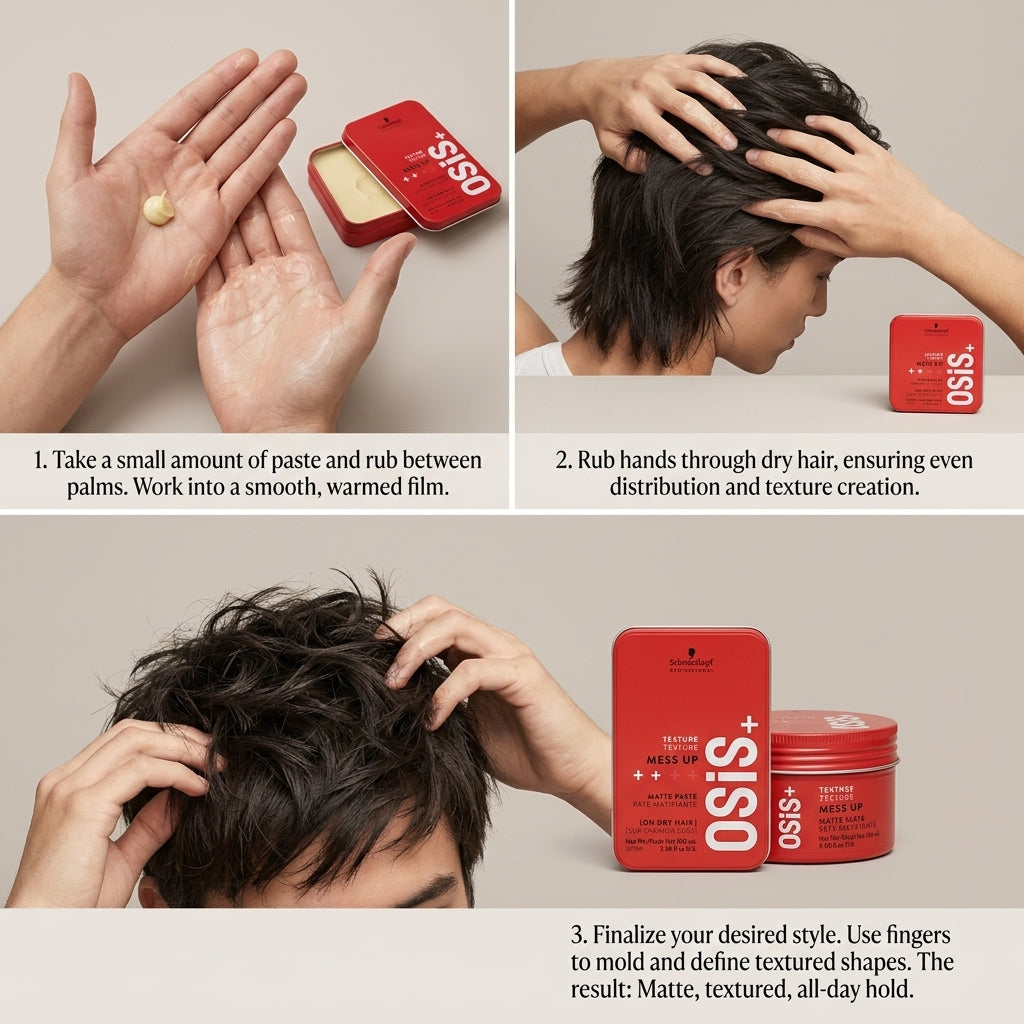 Osis+ Mess Up Styling Paste 100ml - Hair Styling Product