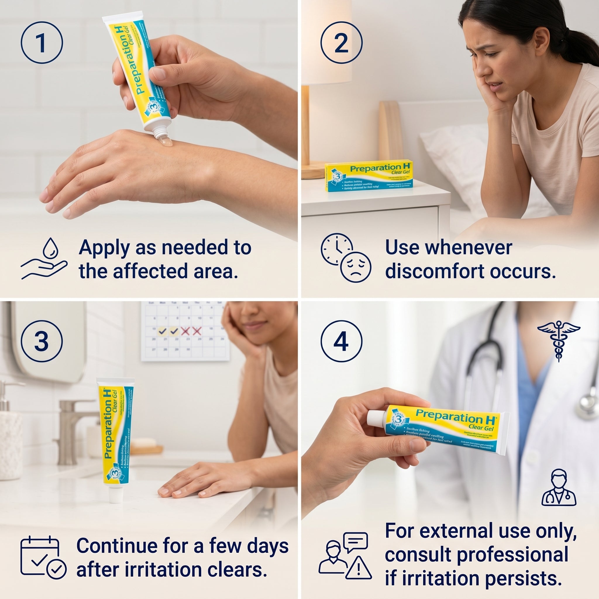 Preparation H Clear Gel 25g