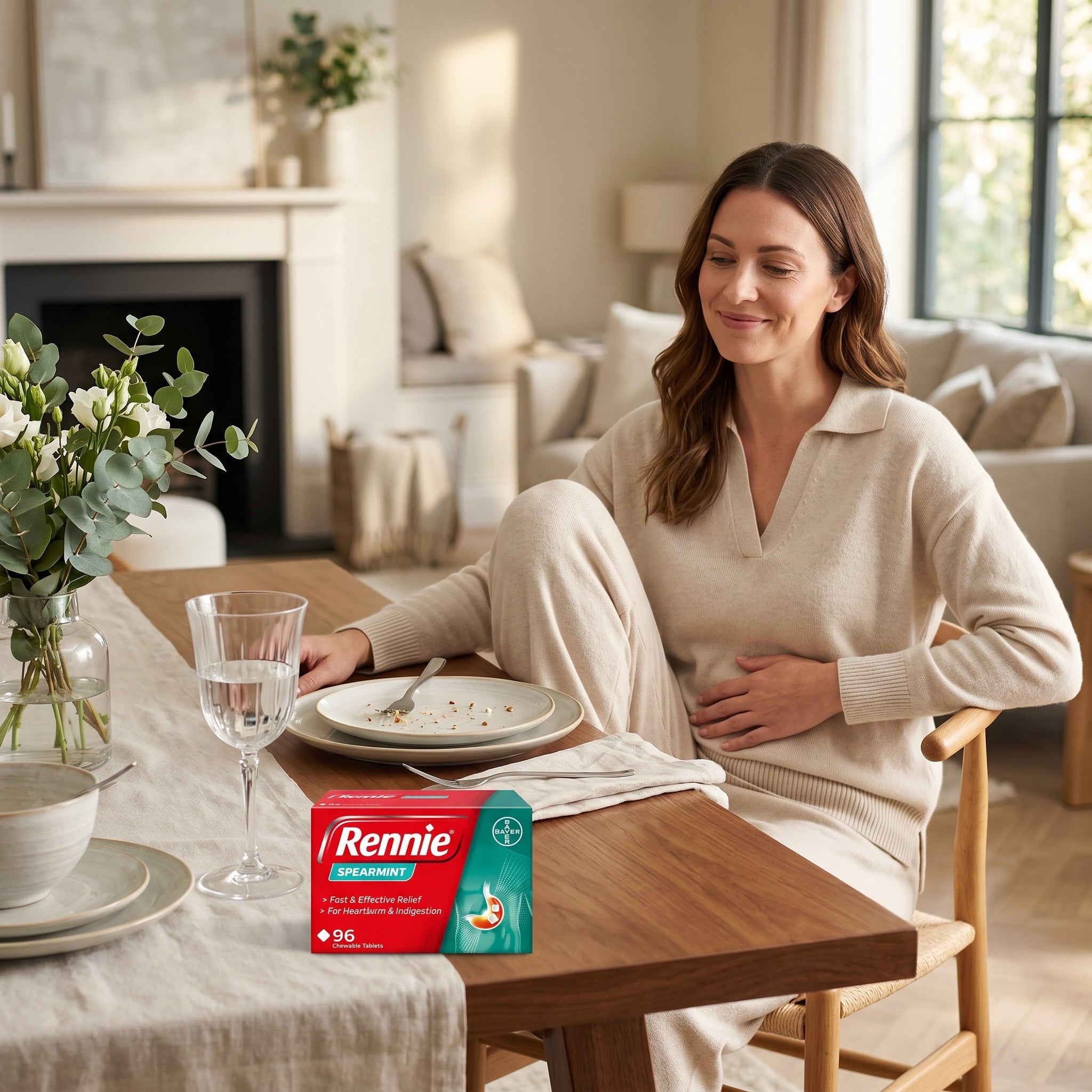 Rennie Spearmint Antacid Tablets 96tabs