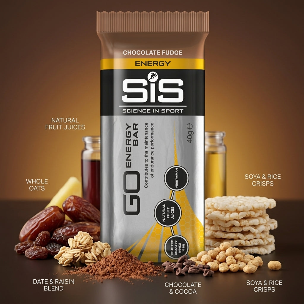 Science In Sport SIS GO Energy Bar Chocolate Fudge 40g