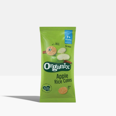 Organix Apple Ricecakes Multipack 7m+ (28gx4) x 5