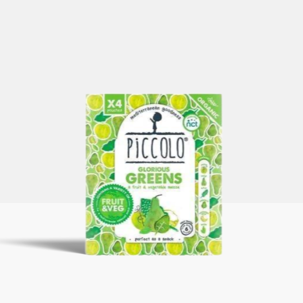 Piccolo Glorious Greens - Multipack 6m+ (90gx4) x 6