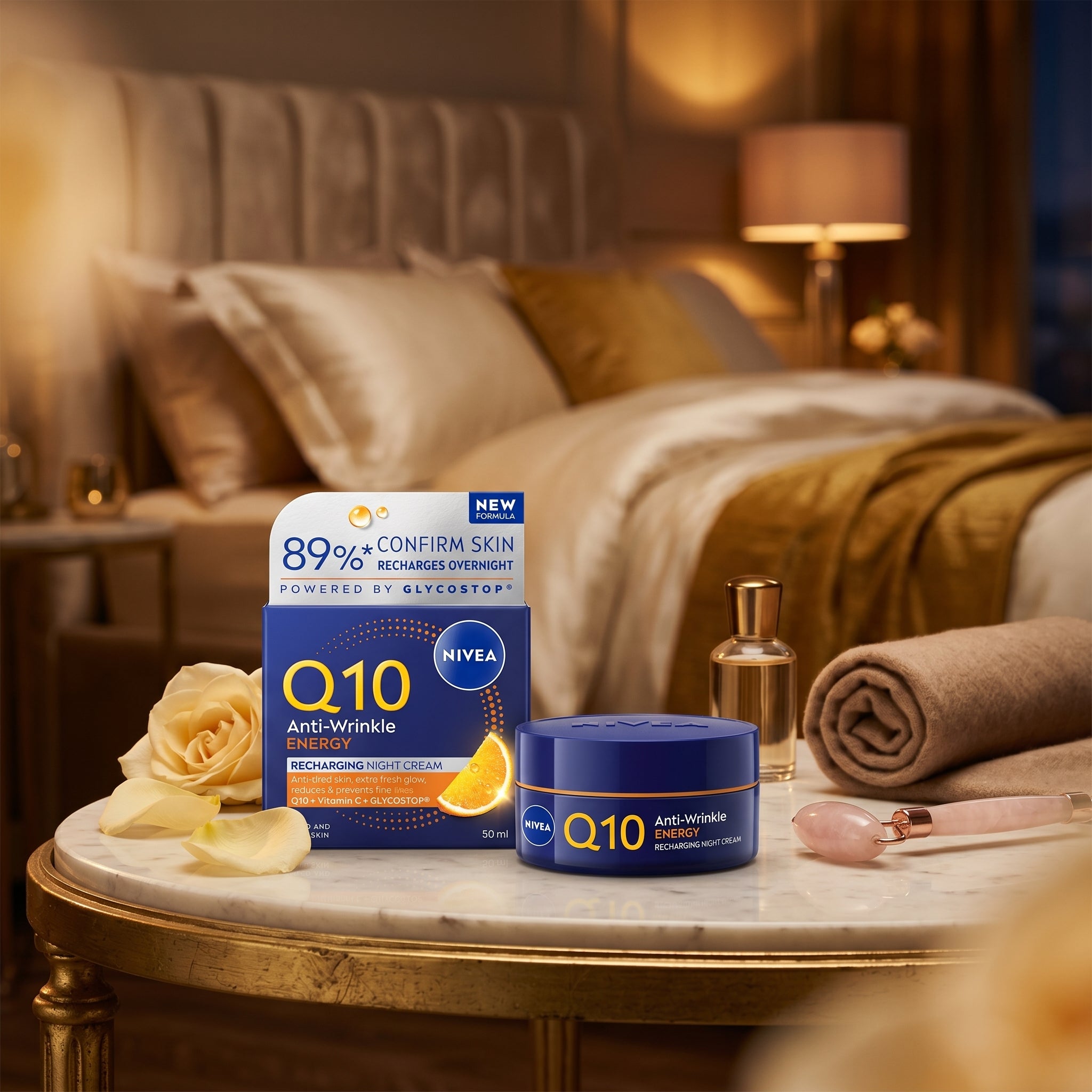 Nivea Q10 Anti-Wrinkle 60+ Extra Nourish Deep Restoring Night Cream 50ml