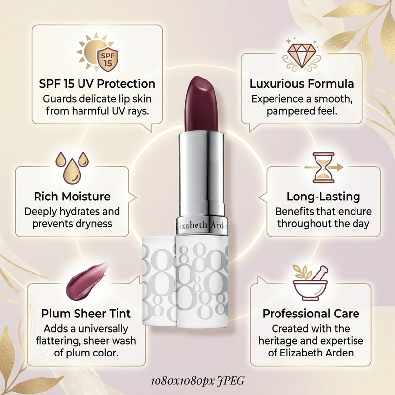 Elizabeth Arden Eight Hour® Cream Lip Protectant Stick Sheer Tint SPF 15 plum