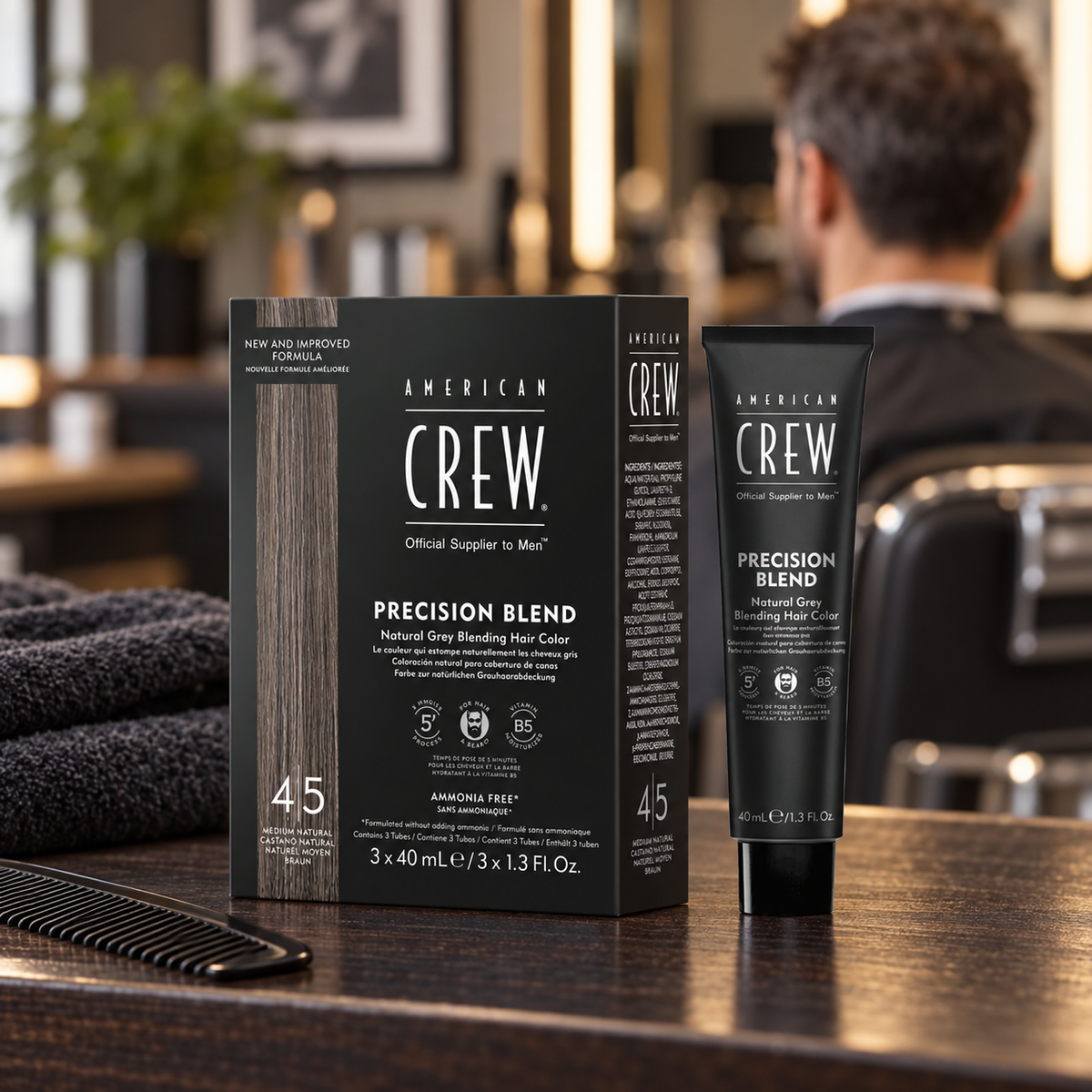 American Crew Precision Blend Hair Color Kit No.4-5