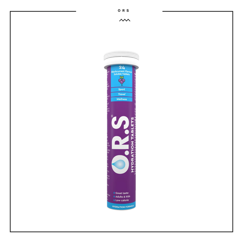 O.R.S. Hydration Tablets Blackcurrant 24 Tablets