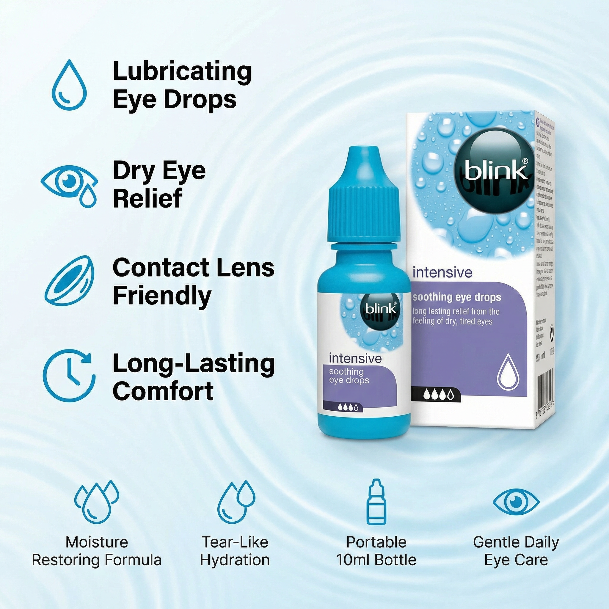 Blink Intensive Tears Protective Eye Drops 10ml