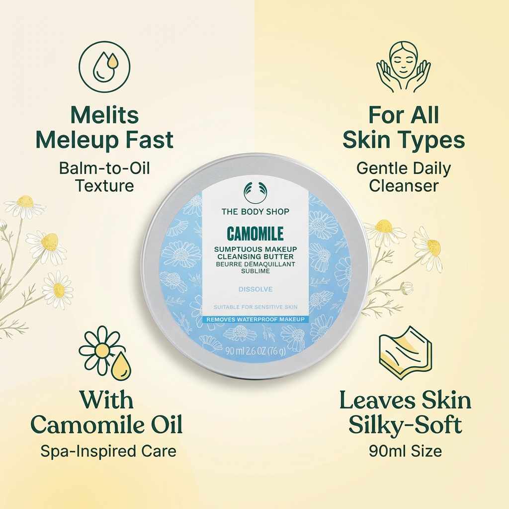 The Body Shop Camomile Sumptuous Cleansing Butter 90ml