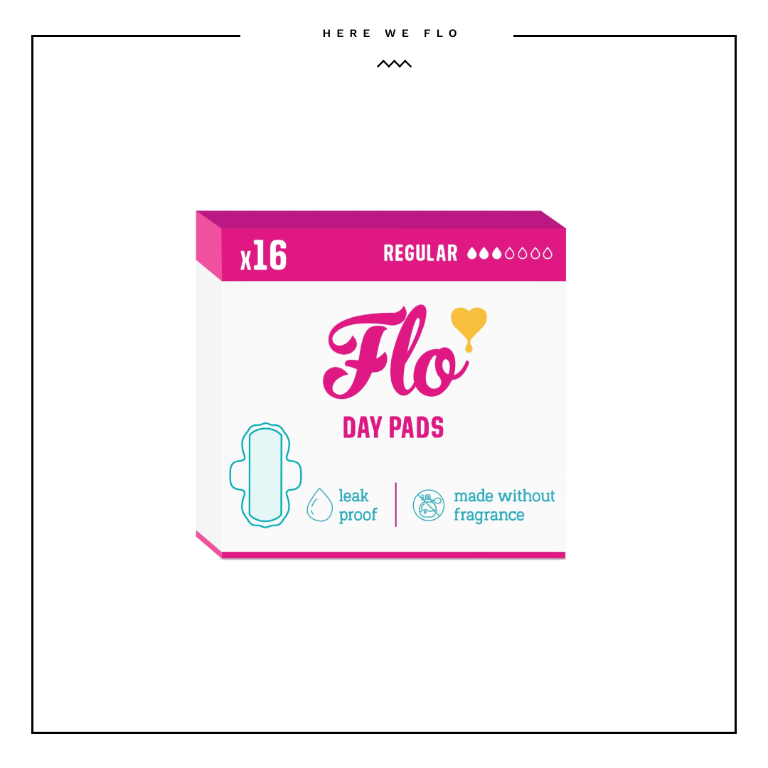 Flo Bamboo Day Period Pads 16 wings Ultra Thin