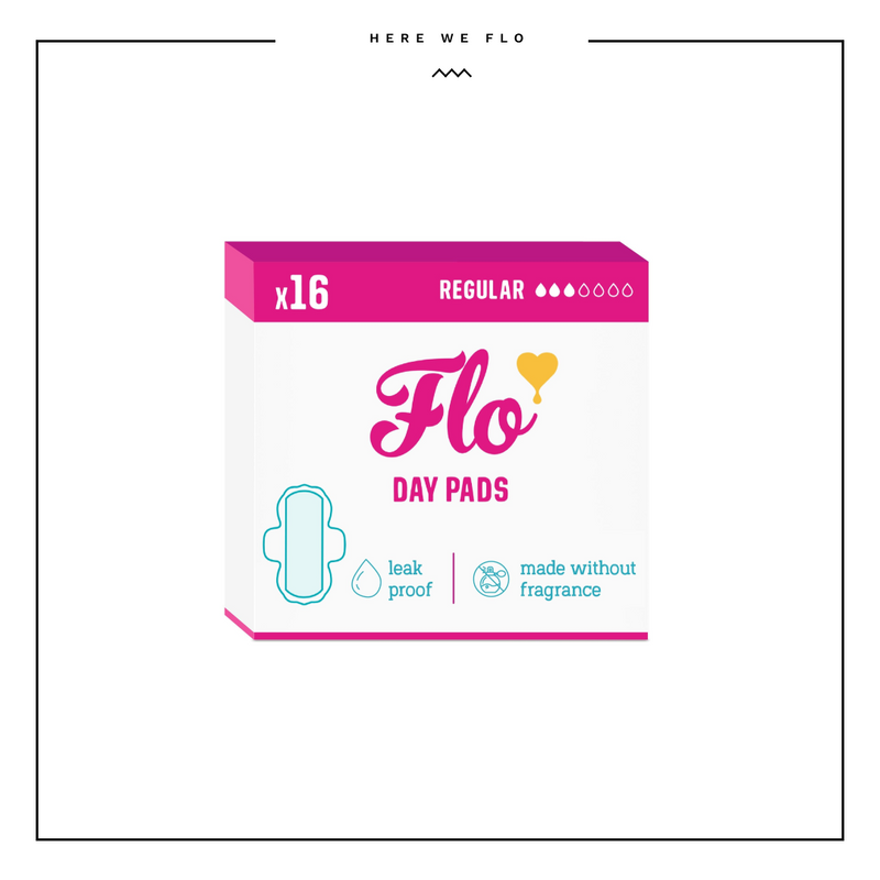Flo Bamboo Day Period Pads 16 wings Ultra Thin