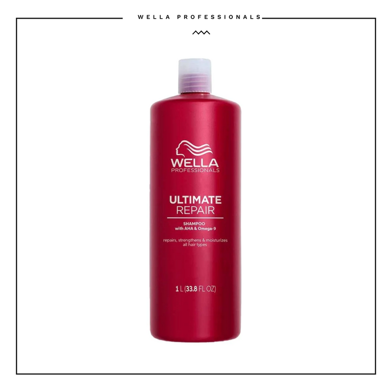 Wella Ultimate Repair Shampoo with AHA & Omega-9 1000ml