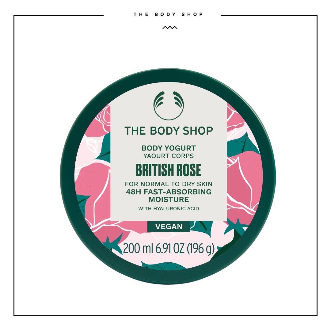 The Body Shop British Rose Body Yogurt, 200 ml