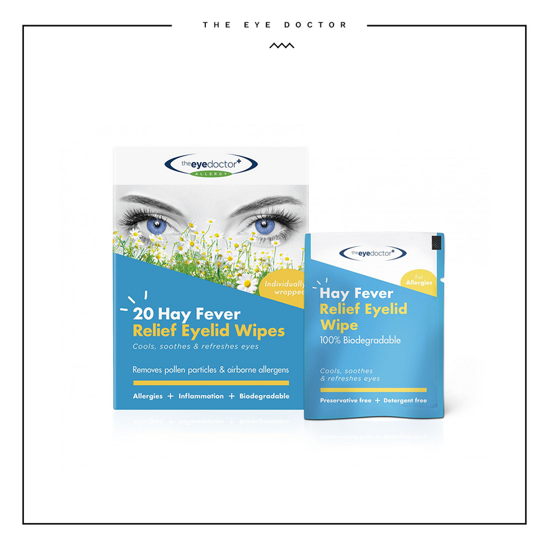 Eye Doctor Allergy Biodegradable hayfever wipes