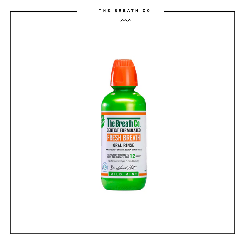 The Breath Co Fresh Breath Oral Rinse Mild Mint 500ml