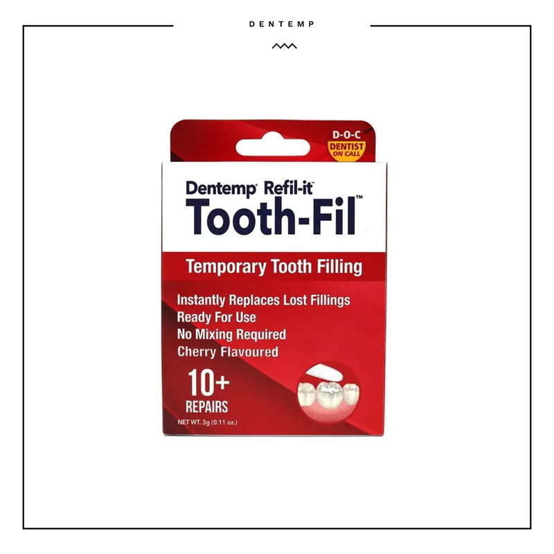 Dentemp Refil-it Tooth-fil Temporary Tooth Filling 10+ Repairs 3g