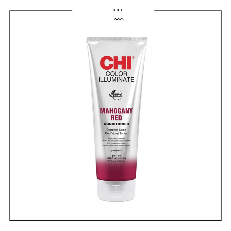 CHI COLOR ILLUMINATE CONDITIONER - MAHOGANY RED 251ML
