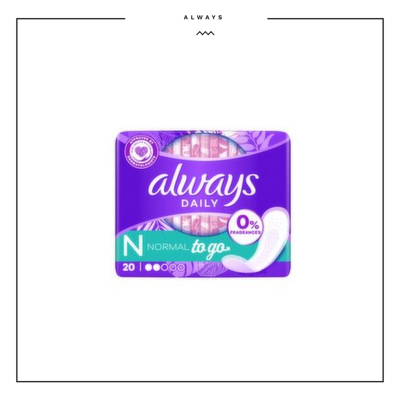 Always Daily Liners Normal 20 Liners