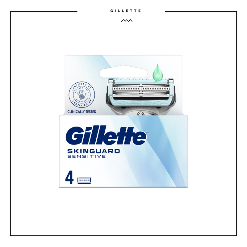 Gillette SkinGuard Sensitive 4 Razor Blades 39g