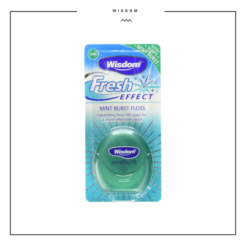 Wisdom Fresh Effect Mint Burst Expanding Floss 30m