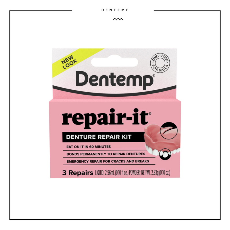 Dentemp Repair-it Denture Repair Kit 3repairs
