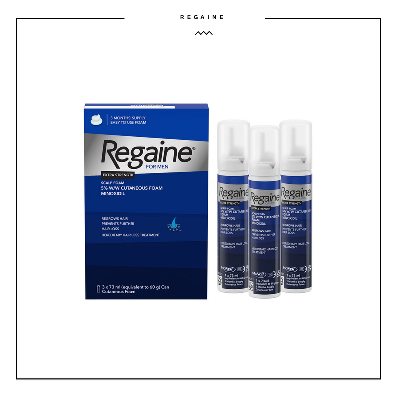 REGAINE Mens Extra Strength Scalp Foam 73ml