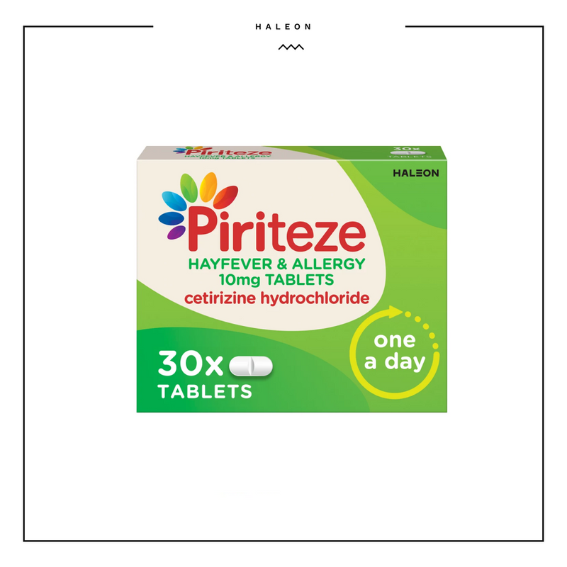 Piriteze Antihistamine Allergy Relief Tablets Cetirizine 30s