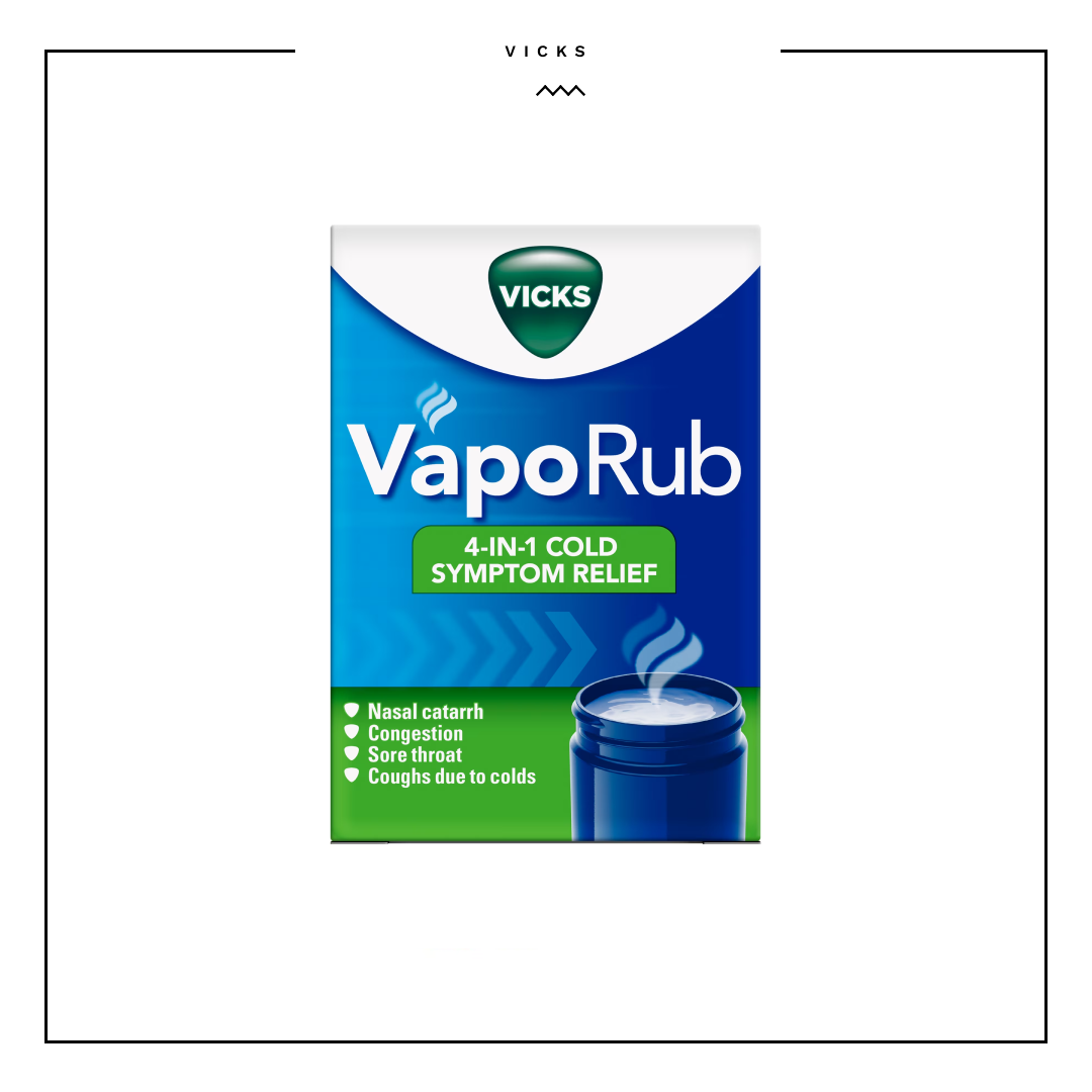 Vicks VapoRub 4In1 Cold Symptom Relief Jar 100g