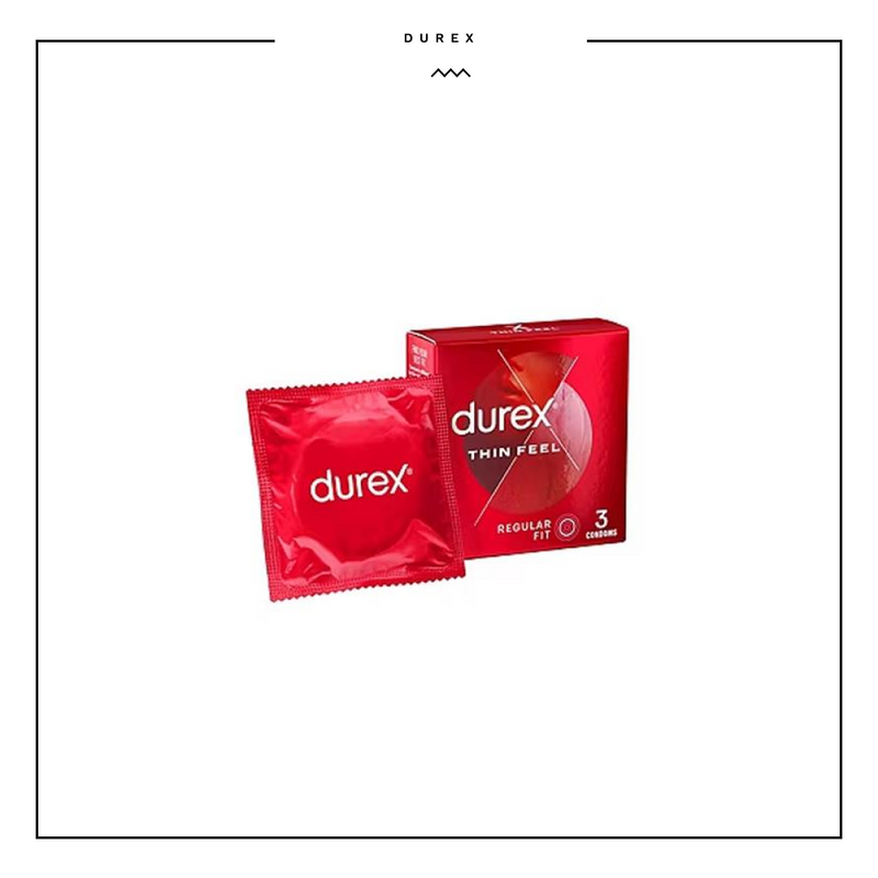 Durex Thin Feel Condoms 3 condoms