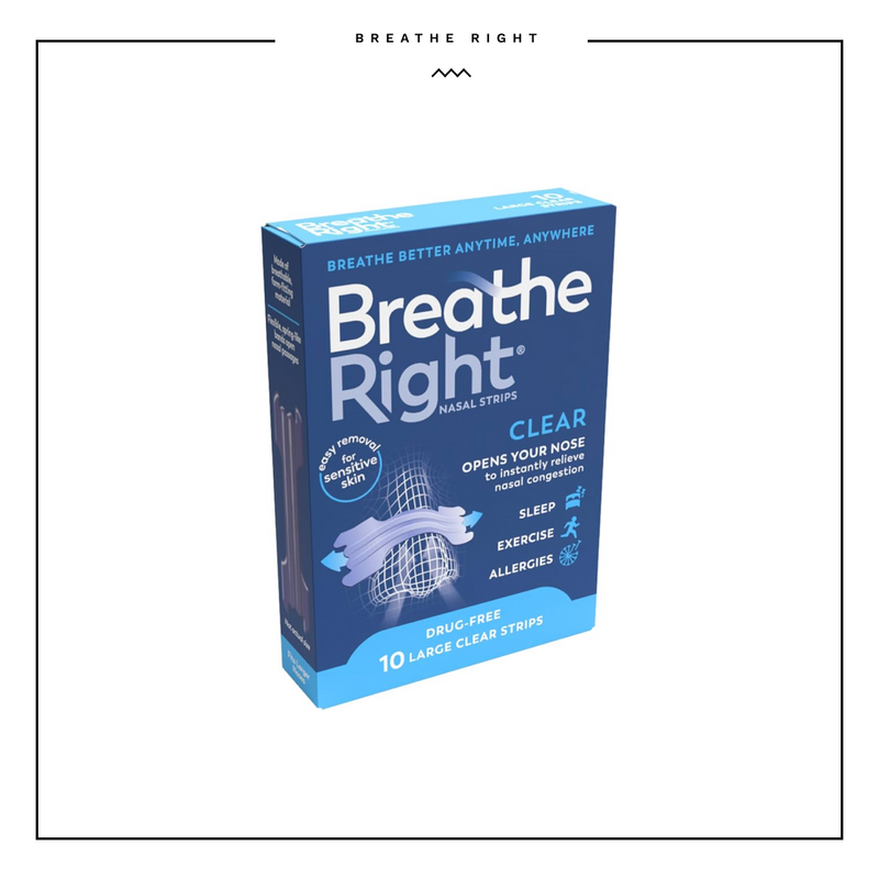 Breathe Right Nasal Strip Clear Large 10