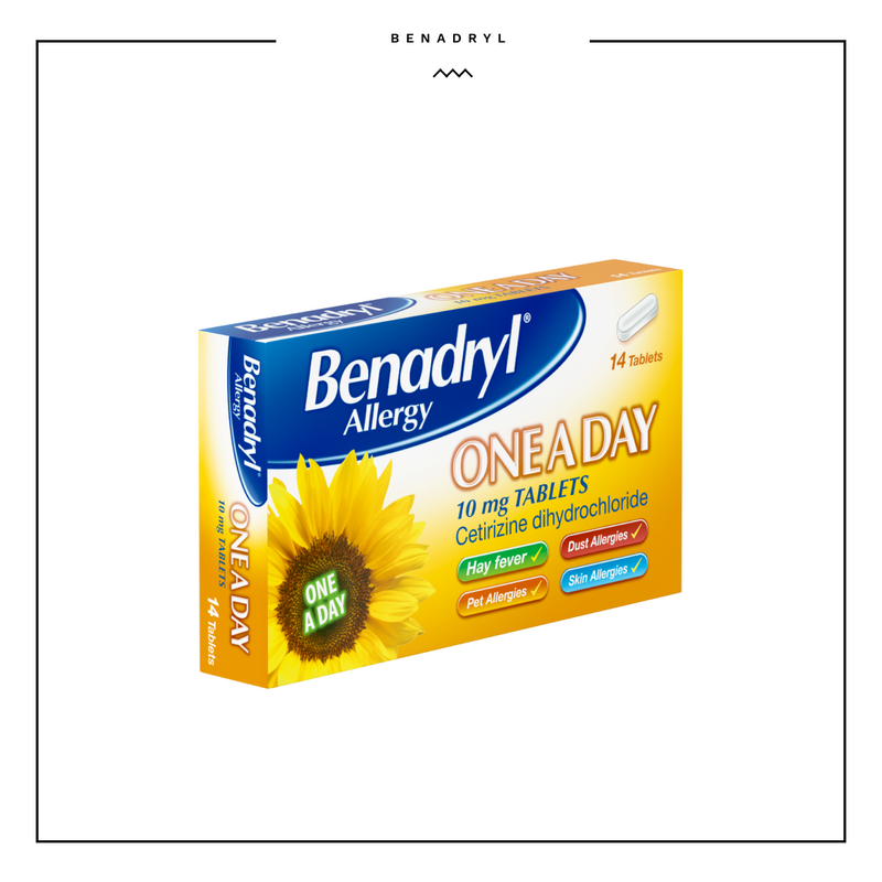 Benadryl Allergy One-A-Day Tablets 14tabs