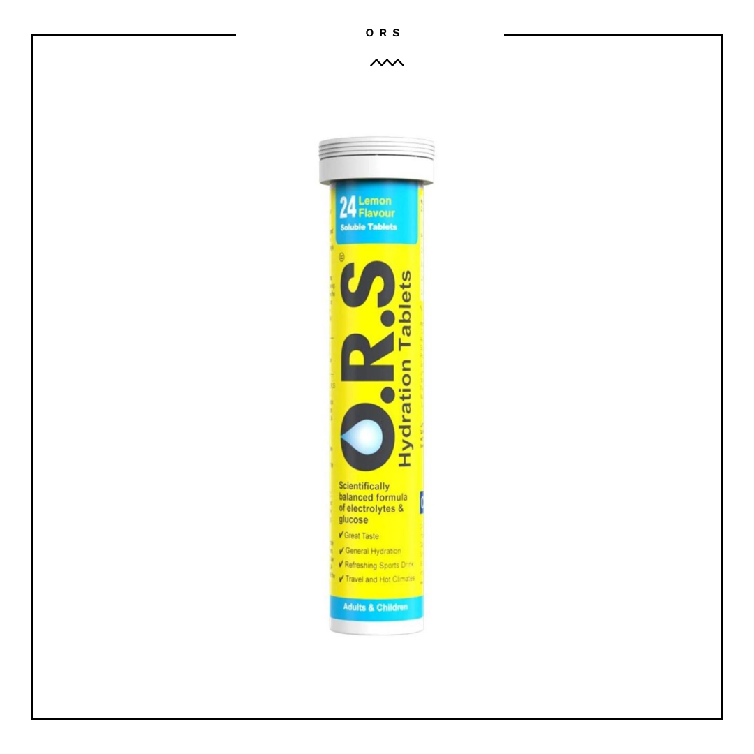 O.R.S Hydration Tablets Lemon 24 Tablets